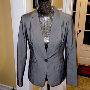 Attention Thin Pin Striped Blazer